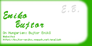 eniko bujtor business card